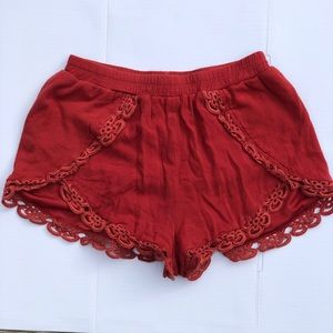F21 Lace-lined Shorts